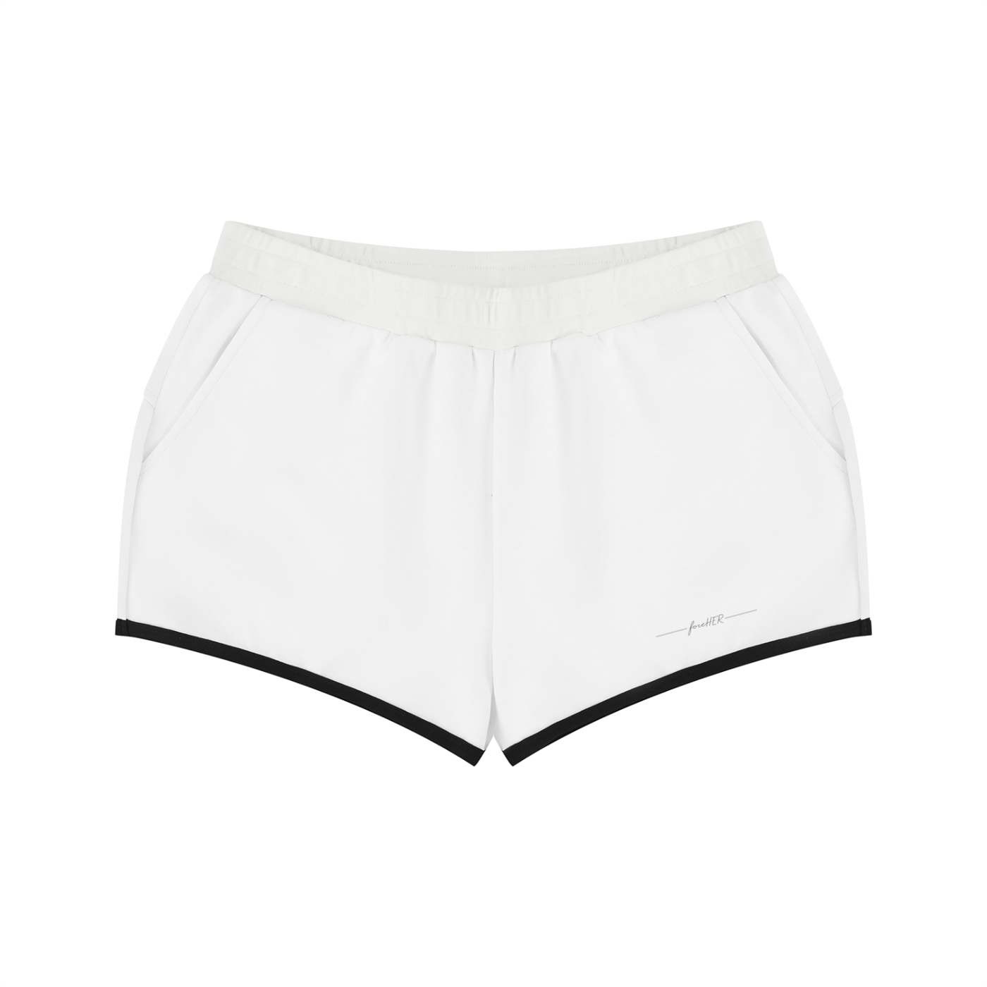 Women's Retro Contrast Binding Shorts