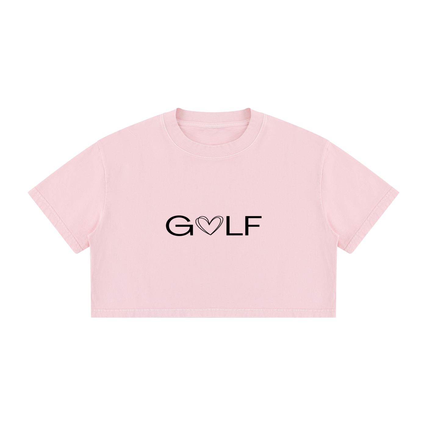 Women's Mineral Wash Cotton Crop T-Shirt