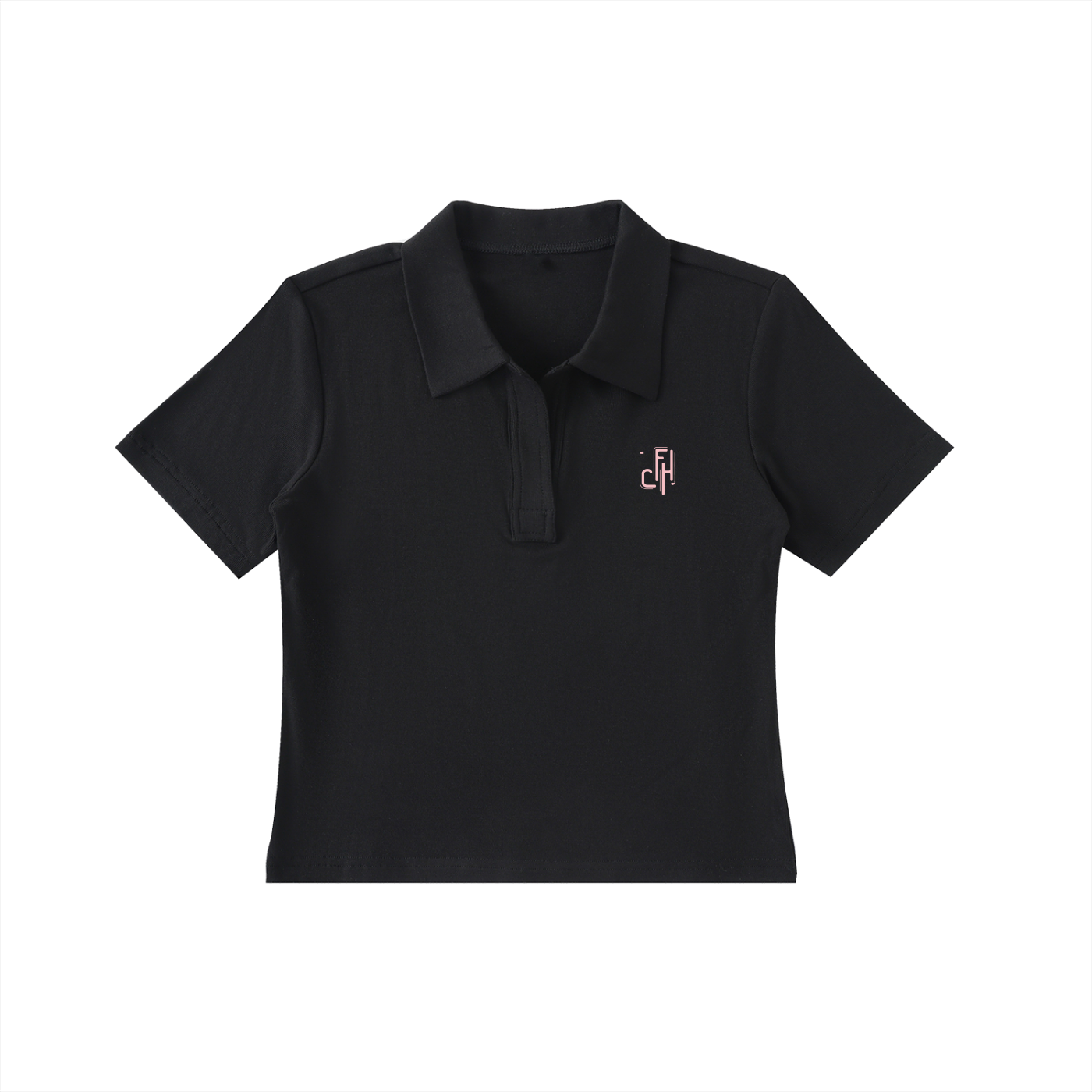 Short Sleeve Polo, Cropped