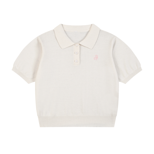Women’s Knit Cotton Polo Shirt